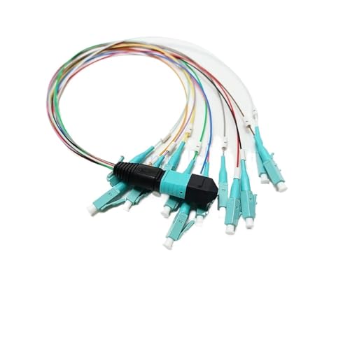 MPO fanout LC/UPC OM3 Elite câble 12 fibres 2m pour salle informatique