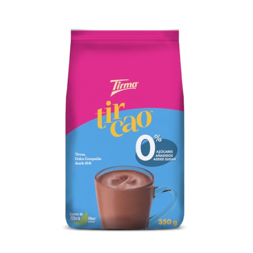Tirma TirCao 0% Azúcares Añadidos | Cacao Soluble | Ideal para Acompañar el Desayuno | 350g