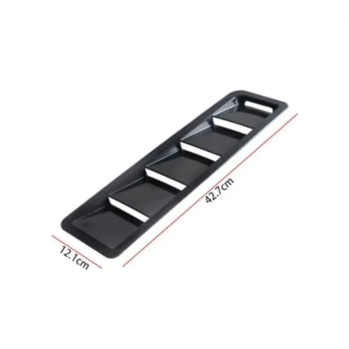 Pièces extérieures décoratives de remplacement capot Mustang noir - 4