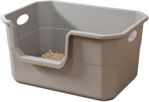 KryZaro大型一体型オープン型防滴猫用トイレ