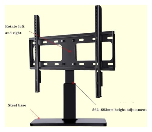 Soporte móvil para TV universal con ruedas y ajuste de inclinación miniatura 3