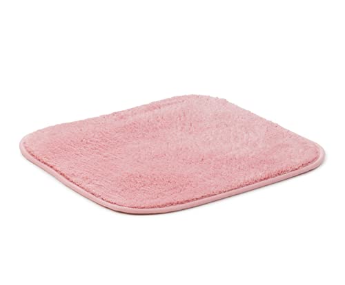 Gözze - Tappetino da Bagno Antiscivolo Premium, RIO, 100% Microfibra, 100% Microfibra, 50 x 45 cm - Rosa antico