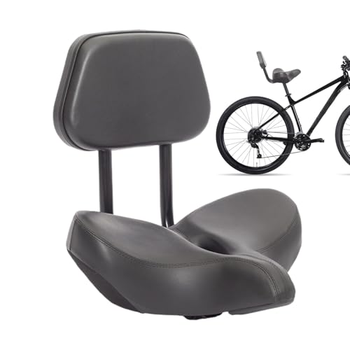 Dossier de siège de vélo réglable avec selle ergonomique et amortisseur intégré