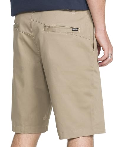 Image of Volcom Men's Vmonty Stretch 22 Chino Shorts - Casual Everyday Wear, Relaxed Fit
