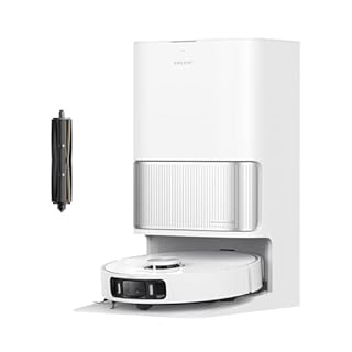 dreame L40 Ultra AE Robot Aspirateur et Serpillière Autonome, 19 000 Pa Aspiration Puissante, Nettoyage Sec-Humide, Dock Tout-en-1 Vidange Automatique, 2 Brosses Incluses