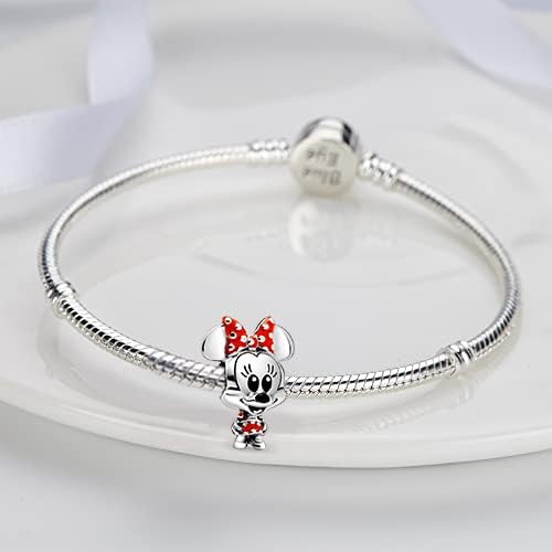 MICOO 925 Sterling Silver Clip Cubic Zirconias Beads Charms for Bracelets and Necklace,2pc Double Gifts for Mums, Couples and Sisters - Image 5