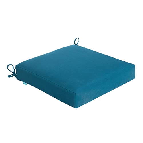 Image of QILLOWAY Outdoor Chair Cushion Set with Strings,Replacement Outdoor Cushions for Patio Furniture.(Peacock Blue)