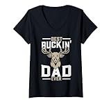 Photo Gallery donna best buckin dad ever fathers day hunter papa caccia maglietta con collo a v Photo Gallery donna best buckin dad ever fathers day hunter papa caccia maglietta con collo a v