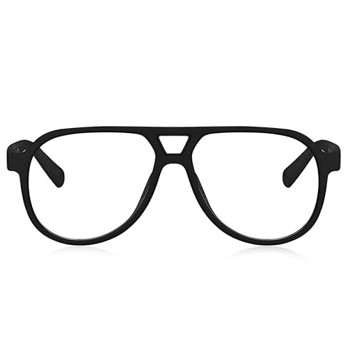 Image of Dervin Blue Light Blocking Eyeglasses for Men & Women | Zero Power, Anti-Glare, Pilot Frame, UV Protection | Blue Cut Glasses for Computer /Tablet /Laptop /Mobile