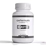 Aeternum Marine Elastin 500mg 180 Capsules – Pure Anti-Aging Skin Firming & Collagen Support, Third-Party Tested