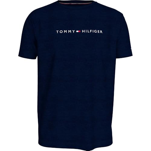 T-shirt Tommy Hilfiger col rond manches courtes vêtement mode homme couleur unie taille standard