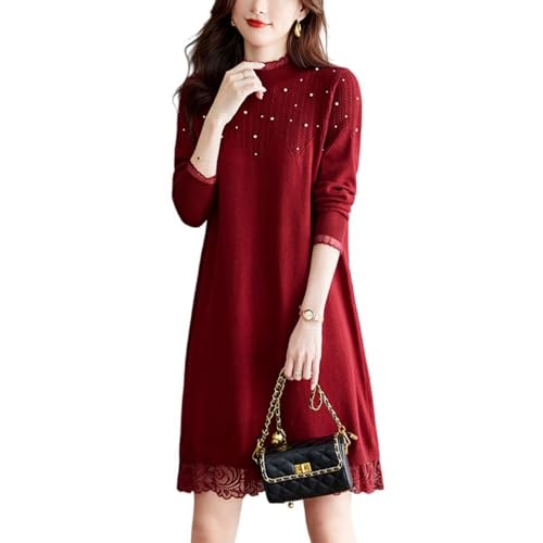 Robe pull en laine tricotée idéale pour vos sorties casual et journées de travail