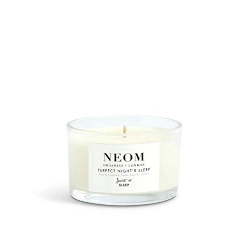 Neom Lavender, Jasmine & Basil Candle, Travel Size | Scent To Sleep | Essential Oil Aromatherapy Candle | 100% Natural Fragrance #TOP2