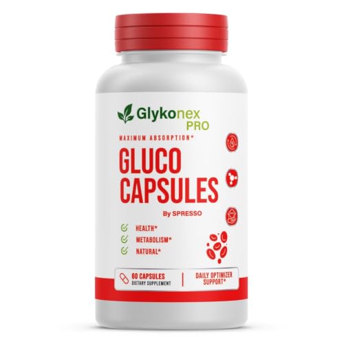 (1 Pack) Glykonex Pro Official Glykonex Gluco for Wellness (60 Capsules)