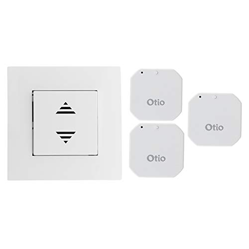 Otio - Pack commande centralisée sans fil + 3 microrécepteurs encastrables télécommandés CMR8111Fermetures