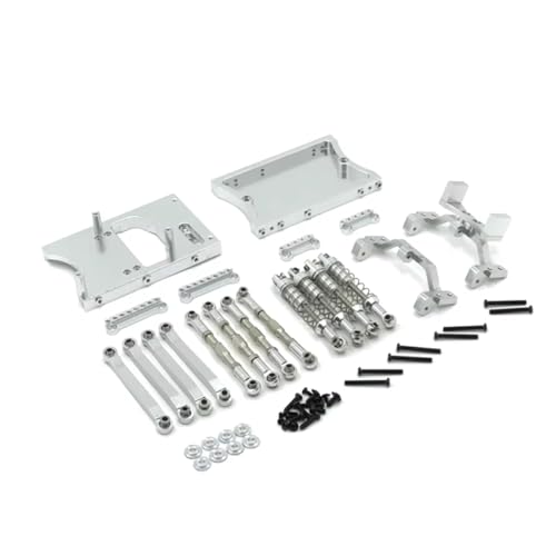 Amortisseurs RC crawler pour MN99S D90 et kit de direction métal argent