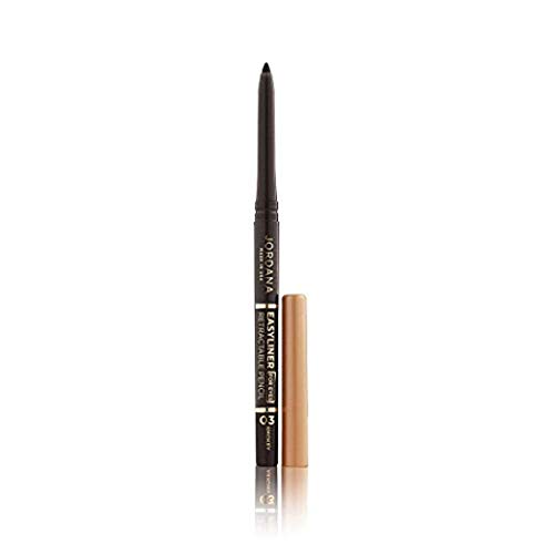 (6 Pack) JORDANA Easyliner For Eyes Retractable Pencil - Smokey