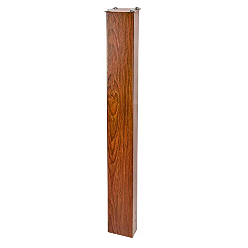 Mail Boss 7124 In- Ground Steel Mounting Mailbox Post, Wood Grain by Mail Boss - Used condition - US$70.72