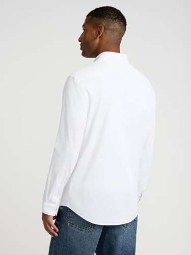 EXPRESS Men’s Modern Tech 1MX Dress Shirt – Slim Fit Stretch, Moisture-Wicking, Wrinkle Resistant2