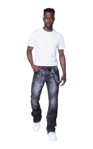 Smoke Rise Men's Colorblock and Piping Jean4
