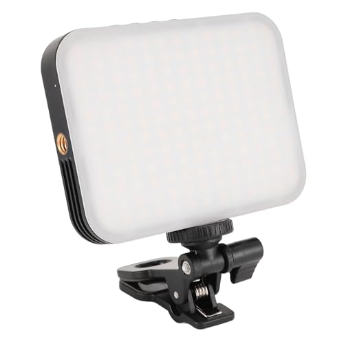 Selfie Light, LED Light Panel Dual Color with 1/4in Screw Interface, Portable Camera Light with Dimmable 2500-9000K for Selfie Live Streaming