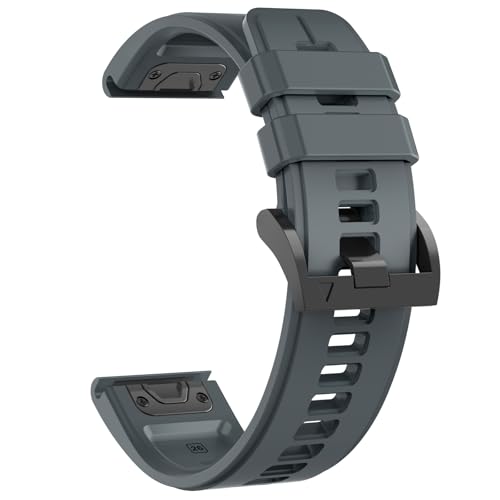 U-LIMVE �r���v�o���h Garmin Fenix 8 51mm/Fenix 7X/Fenix 6X/Fenix 5X/Fenix 3/Quatix 8 51mm/Tactix 8 51mm�p 26mm�V���R���N�C�b�N�t�B�b�g�o���h