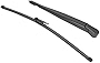 X AUTOHAUX Rear Window Windshield Wiper Blade Arm Set for Porsche Panamera 2010-2020 for Macan 2015-2019 400mm 16inch 971955707A 971955427A