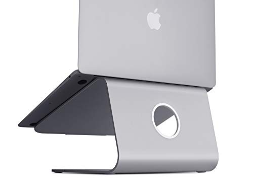 Rain Design m-Stand Tabletop Laptop Stand, Space Gray (Patented) - Image 5