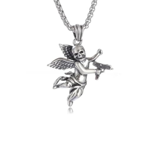 Collier mitrailleur style gothique vintage pour soirées rock et mode urbaine