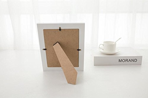 Giftme 5 Photo Frame 4X6 Mother Of Pearl White Photo Frame 4 By 6 Wedding Beach Picture Frame Tabletop Or Wall Hanging Display(4X6, White,1Pc) #TOP4