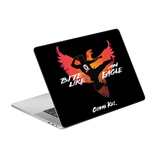 Skin Cobra Kai pour MacBook Pro 15.4 A1707 A1990 Autocollant Vinyle Logo Mordre comme Un Aigle