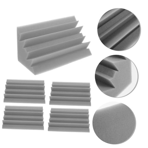 Totority 10pcs Soundproofing Pad Acoustical Wall Panels Sound Absorbing para Home Studio miniatura 2