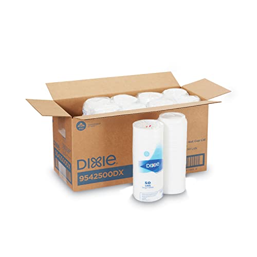 Dixie 9542500DXCT Dome Lids f/PecfecTouch Cup 12/16 oz. 10PK/CT WE