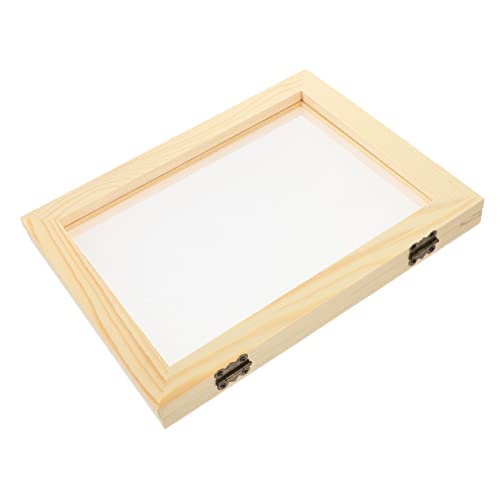 Uonlytech DIY Handmade Paper Kit Paper Making Screen Boys and Tool Handmade Frame Safe Material