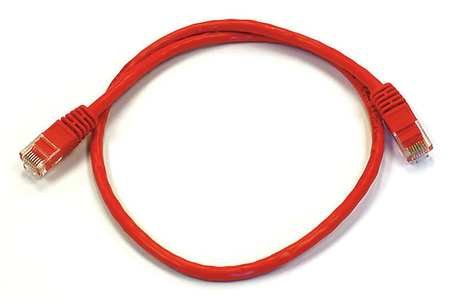 Cable Ethernet Cat 6 rojo 0.61 m miniatura 1