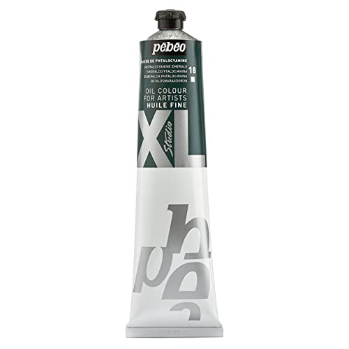 Pébéo Óleo Fino XL - Pintura Oleo, 200 ml, Verde (Esmeralda De Phtalocianina)
