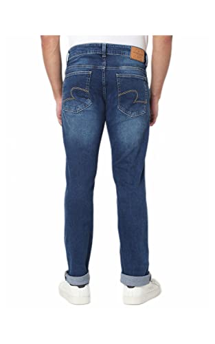 Image of Spykar Men's Mid Rise Regular Fit Jeans