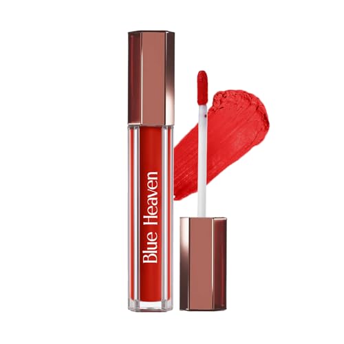 Image of Blue Heaven Roseate Lip Cream| Light Weight Mousse Texture | Hydrating & Plumping Liquid Lipstick for women | Enriched with Peptides, Hyaluronic Acid & Cocoa Butter | Velvet Rouge | 3.5ml