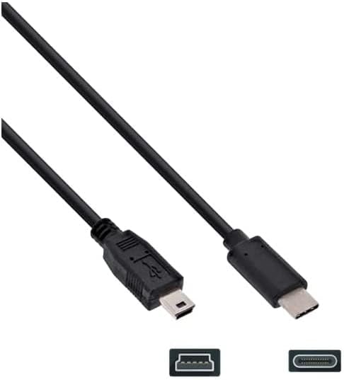 Miniatura 2 de Cable de interfaz de transferencia de datos USB C para Canon EOS Rebel T5i T6 T6i T7, Select Powershot, Vixia, para Nikon DSLR D610 D90 (ver lista