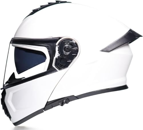 Casque moto modulable haut de gamme avec double visière de protection