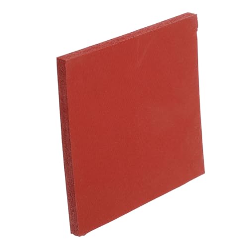 AUTSUPPL Heat Transfer Ironing Mat Small Square Washable Press Mat Silicone Rubber Chocolate Heat Transfer Replacement Mat Reusable Flat Press Mat