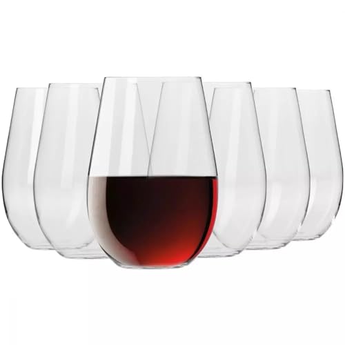 Cristallo senza piombo – Materiale perfettamente trasparente e resistente, che esalta il colore del vino e resiste ai graffi.