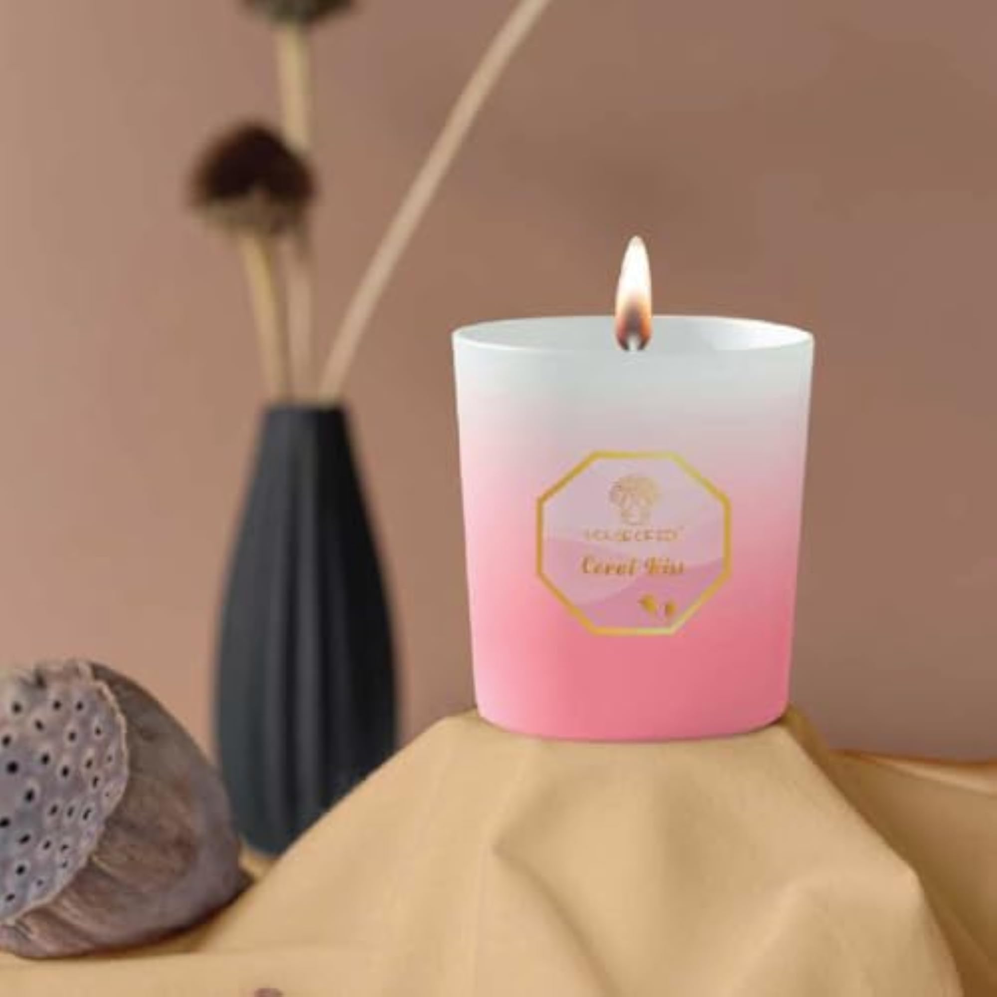 Handmade Scented Candle for Aromatherapy, Diwali, Home Decor