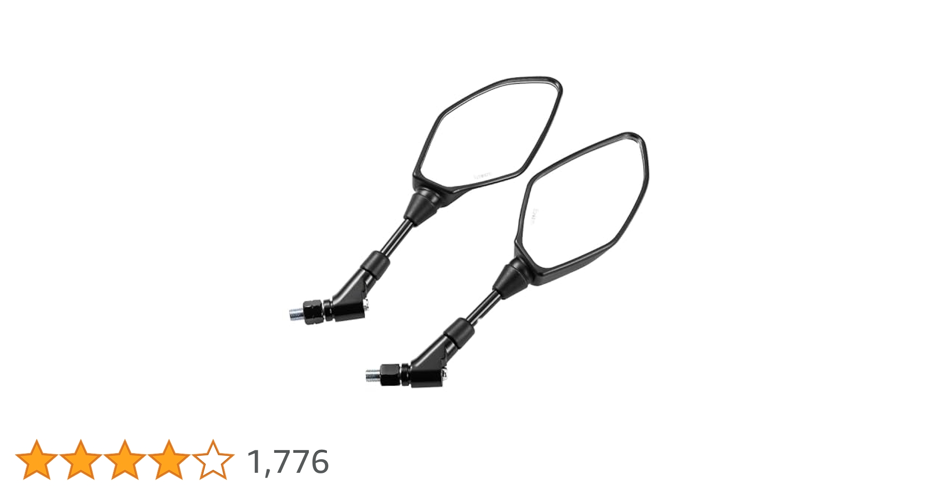 Amazon | KEMIMOTO バイク ミラー 汎用 左右セット 8MM 10MM 逆