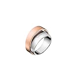 calvin klein ring rose gold schlichter, modischer Ring Calvin Klein -Ringe Edelstahl Ringgröße 54 KJ5ZPR200107