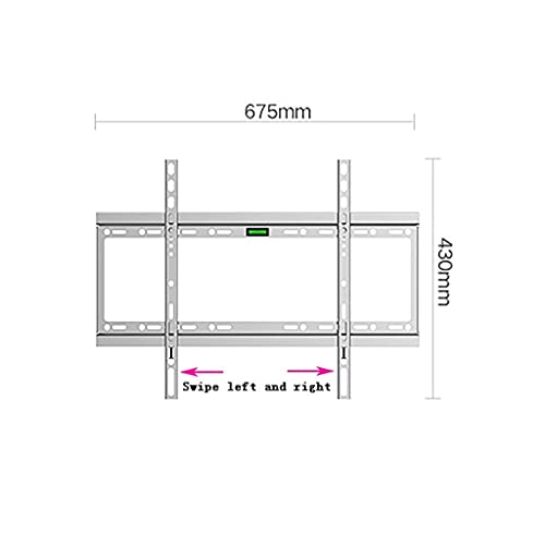 Support TV réglable avec ajustement fin du niveau pour écran LCD