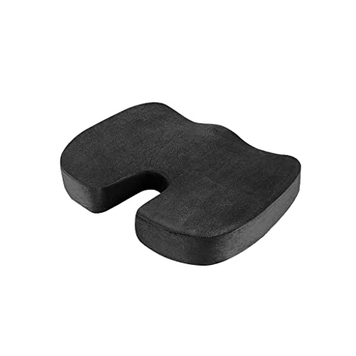Coussin de chaise en mousse à mémoire de forme noir XMING pour bureau et étudiant