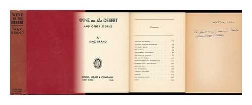 Wine on the Desert and Other Stories