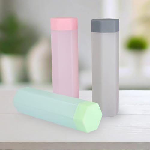 Image of Frosty Unbreakable Water Bottle 1 Litre | Set of 6 | Plastic Water Bottle | Office Bottle | Gym Bottle | Home | Kitchen (TWISTED) (FROSTY OCTAGONE BOTTLE)