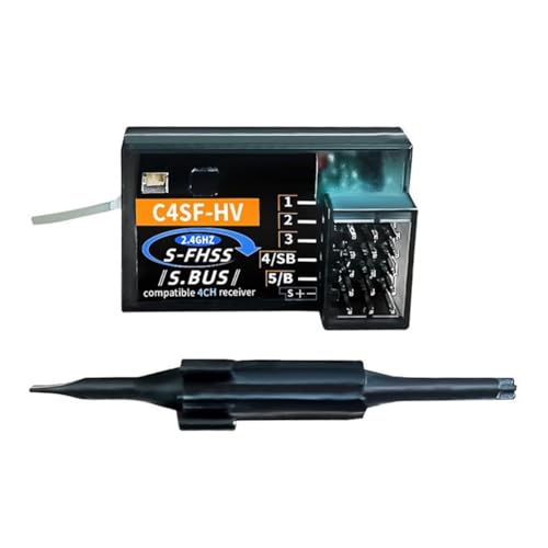 Receptor C4SF HF de 2,4 GHz FHSS compatible con SBUS para coches RC de derrape Futaba 4
